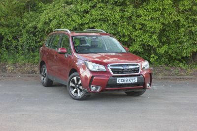 Subaru Forester 2.0 XE Premium Lineartronic 5dr Estate Petrol Red at Subaru Used Vehicle Locator Coleshill