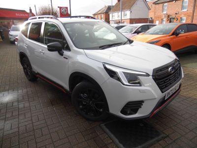 Subaru Forester 2.0i e-Boxer Sport 5dr Lineartronic Estate Petrol/Electric Hybrid WHITE at Subaru Used Vehicle Locator Coleshill