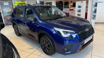 Subaru Forester 2.0i e-Boxer Sport 5dr Lineartronic Estate Petrol/Electric Hybrid BLUE at Subaru Used Vehicle Locator Coleshill