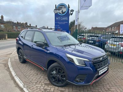 Subaru Forester 2.0i e-Boxer Sport 5dr Lineartronic Estate Petrol/Electric Hybrid BLUE at Subaru Used Vehicle Locator Coleshill