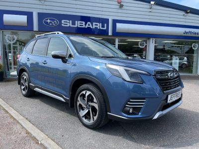 Subaru Forester 2.0i e-Boxer XE Premium 5dr Lineartronic Estate Petrol / Electric Hybrid Blue at Subaru Used Vehicle Locator Coleshill