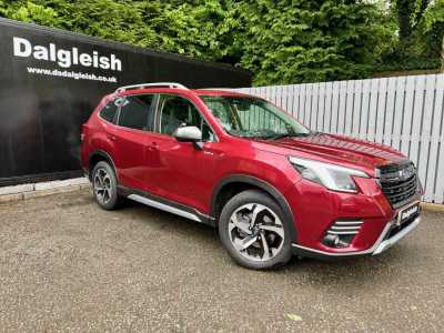 Subaru Forester 5dr 2.0i E-boxer Xe Prm Ltrnc Station Wagon Hybrid Crimson Red at Subaru Used Vehicle Locator Coleshill