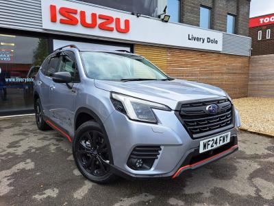 Subaru Forester 2.0i e-Boxer Sport 5dr Lineartronic Estate Petrol/Electric Hybrid SILVER at Subaru Used Vehicle Locator Coleshill