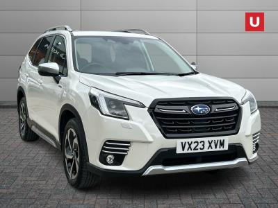 Subaru Forester 2.0i e-Boxer XE Premium 5dr Lineartronic Estate Petrol/Electric Hybrid WHITE at Subaru Used Vehicle Locator Coleshill