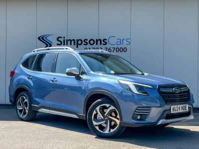 Subaru Forester 2.0i e-Boxer XE Premium 5dr Lineartronic Estate Petrol/Electric Hybrid BLUE at Subaru Used Vehicle Locator Coleshill