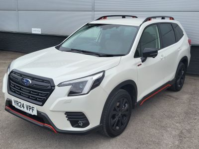 Subaru Forester 2.0i e-Boxer Sport 5dr Lineartronic Estate Hybrid White at Subaru Used Vehicle Locator Coleshill