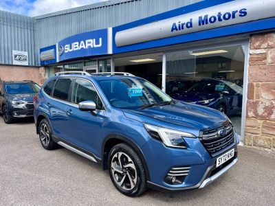 Subaru Forester 2.0i e-Boxer XE Premium 5dr Lineartronic AWD Estate Petrol / Electric Hybrid Blue at Subaru Used Vehicle Locator Coleshill