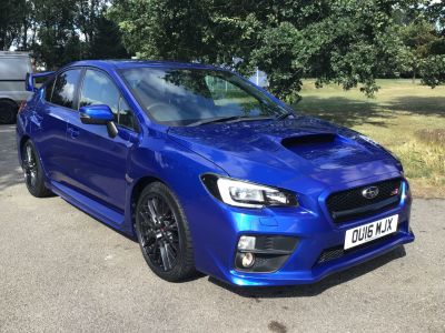 Subaru WRX STi 2.5 WRX STi Type UK 4dr Saloon Petrol Blue at Subaru Used Vehicle Locator Coleshill