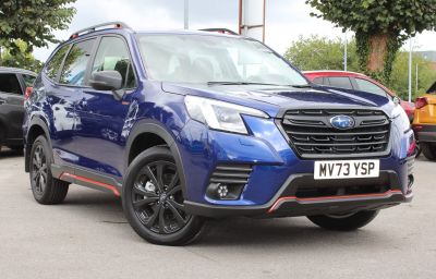 Subaru Forester 2.0i e-Boxer Sport 5dr Lineartronic Estate Petrol/Electric Hybrid BLUE at Subaru Used Vehicle Locator Coleshill