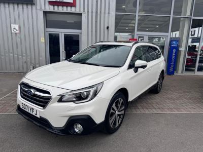 Subaru Outback 2.5i SE Premium 5dr Lineartronic Estate Petrol WHITE at Subaru Used Vehicle Locator Coleshill