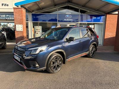 Subaru Forester 2.0i e-Boxer Sport 5dr Lineartronic Estate Petrol/Electric Hybrid BLUE at Subaru Used Vehicle Locator Coleshill