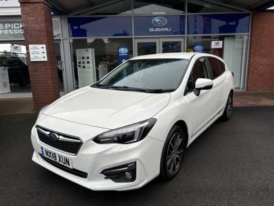 Subaru Impreza 1.6i SE 5dr Lineartronic Hatchback Petrol WHITE at Subaru Used Vehicle Locator Coleshill