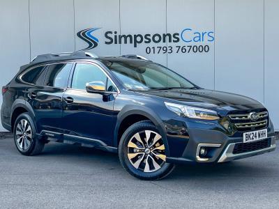 Subaru Outback 2.5i Touring 5dr Lineartronic Estate Petrol BLACK at Subaru Used Vehicle Locator Coleshill