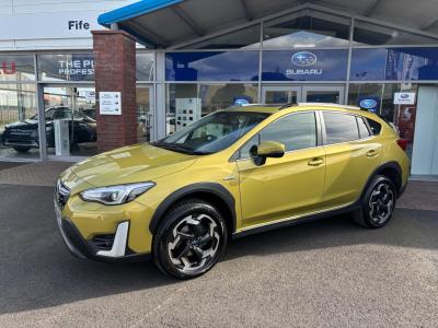 Subaru XV 2.0i e-Boxer SE Premium 5dr Lineartronic Hatchback Petrol/Electric Hybrid YELLOW at Subaru Used Vehicle Locator Coleshill