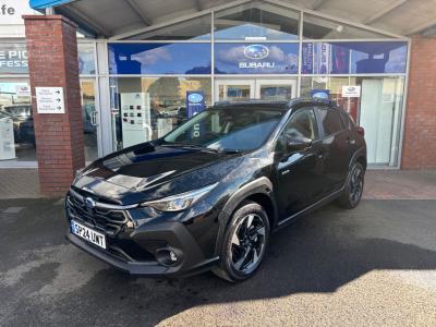 Subaru Crosstrek 2.0i e-Boxer Touring 5dr Lineartronic Hatchback Petrol/Electric Hybrid BLACK at Subaru Used Vehicle Locator Coleshill