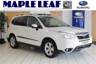 Subaru Forester 2.0D XC 5dr Lineartronic Estate Diesel WHITE at Subaru Used Vehicle Locator Coleshill