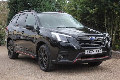 Subaru Forester 2.0i e-Boxer Sport 5dr Lineartronic Estate Petrol/Electric Hybrid BLACK at Subaru Used Vehicle Locator Coleshill