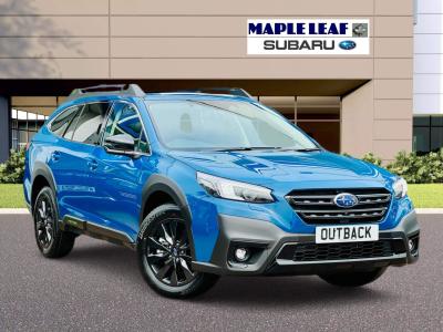 Subaru Outback 2.5i Touring X Lineartronic 4WD Euro 6 (s/s) 5dr Estate Petrol Geyser Blue at Subaru Used Vehicle Locator Coleshill