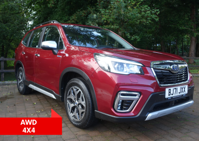 Subaru Forester 2.0i e-Boxer XE 5dr Lineartronic Estate Petrol / Electric Hybrid Red at Subaru Used Vehicle Locator Coleshill