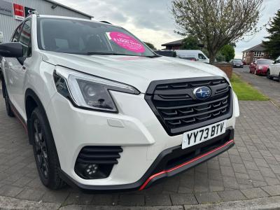 Subaru Forester 2.0i e-Boxer Sport 5dr Lineartronic Estate Petrol/Electric Hybrid WHITE at Subaru Used Vehicle Locator Coleshill