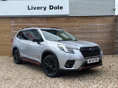 Subaru Forester 2.0i e-Boxer Sport 5dr Lineartronic Estate Petrol/Electric Hybrid SILVER at Subaru Used Vehicle Locator Coleshill