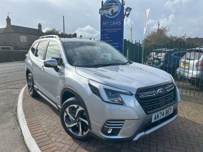 Subaru Forester 2.0i e-Boxer XE Premium 5dr Lineartronic Four Wheel Drive Petrol/Electric Hybrid Silver at Subaru Used Vehicle Locator Coleshill