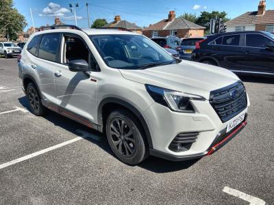 Subaru Forester 2.0i e-Boxer Sport 5dr Lineartronic Estate Petrol/Electric Hybrid WHITE at Subaru Used Vehicle Locator Coleshill