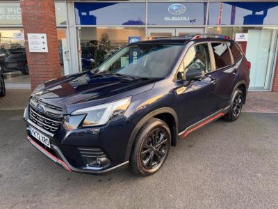 Subaru Forester 2.0i e-Boxer Sport 5dr Lineartronic Estate Petrol/Electric Hybrid BLUE at Subaru Used Vehicle Locator Coleshill