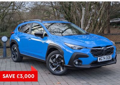 Subaru Crosstrek 2.0i e-Boxer Touring 5dr Lineartronic Hatchback Petrol / Electric Hybrid Blue at Subaru Used Vehicle Locator Coleshill