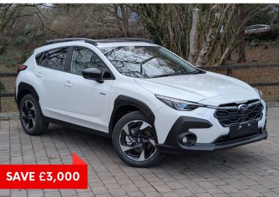 Subaru Crosstrek 2.0i e-Boxer Touring 5dr Lineartronic Hatchback Petrol / Electric Hybrid White at Subaru Used Vehicle Locator Coleshill