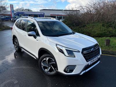 Subaru Forester 2.0i e-Boxer XE Premium 5dr Lineartronic Estate Petrol/Electric Hybrid WHITE at Subaru Used Vehicle Locator Coleshill