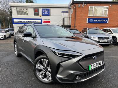 Subaru Solterra 0.0 150kW Touring 71.4kWh 5dr Auto AWD Hatchback Electric SILVER at Subaru Used Vehicle Locator Coleshill