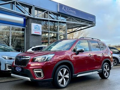 Subaru Forester 2.0 e-Boxer XE Premium SUV 5dr Petrol Hybrid Lineartronic 4WD Euro 6 (s/s) (150 ps) SUV Hybrid RED at Subaru Used Vehicle Locator Coleshill