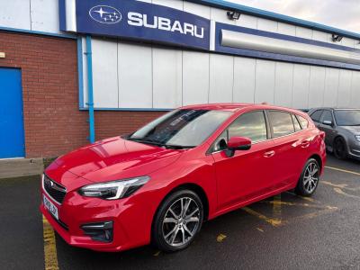 Subaru Impreza 2.0i SE 5dr Lineartronic Hatchback Petrol RED at Subaru Used Vehicle Locator Coleshill