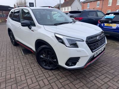 Subaru Forester 2.0i e-Boxer Sport 5dr Lineartronic Estate Petrol/Electric Hybrid WHITE at Subaru Used Vehicle Locator Coleshill