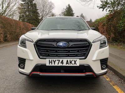 Subaru Forester 2.0i e-Boxer Sport SUV Petrol / Electric Hybrid Satin White at Subaru Used Vehicle Locator Coleshill