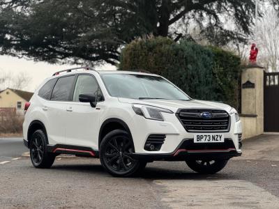 Subaru Forester 2.0i e-Boxer Sport 5dr Lineartronic Estate Petrol/Electric Hybrid WHITE at Subaru Used Vehicle Locator Coleshill