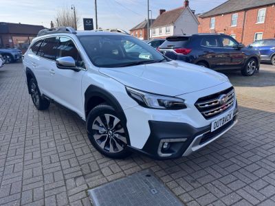 Subaru Outback 2.5i Touring 5dr Lineartronic Estate Petrol Crystal White Pearl at Subaru Used Vehicle Locator Coleshill