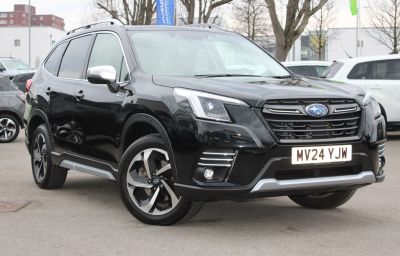 Subaru Forester 2.0i e-Boxer XE Premium 5dr Lineartronic Estate Petrol/Electric Hybrid BLACK at Subaru Used Vehicle Locator Coleshill