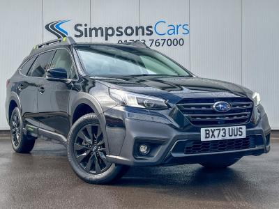 Subaru Outback 2.5i Field 5dr Lineartronic Estate Petrol BLACK at Subaru Used Vehicle Locator Coleshill