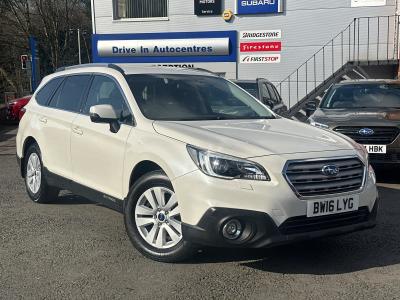 Subaru Outback 2.0D SE 5dr Lineartronic Estate Diesel WHITE at Subaru Used Vehicle Locator Coleshill