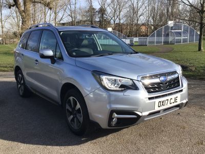 Subaru Forester 2.0D XC Premium 5dr Lineartronic Estate Diesel Silver at Subaru Used Vehicle Locator Coleshill