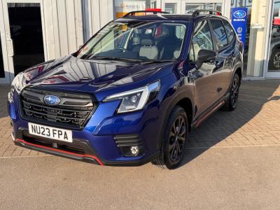 Subaru Forester 2.0i e-Boxer Sport 5dr Lineartronic Estate Petrol/Electric Hybrid BLUE at Subaru Used Vehicle Locator Coleshill