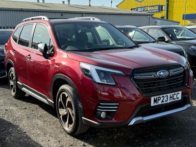 Subaru Forester 2.0i e-Boxer XE Premium 5dr Lineartronic Estate Petrol/Electric Hybrid RED at Subaru Used Vehicle Locator Coleshill