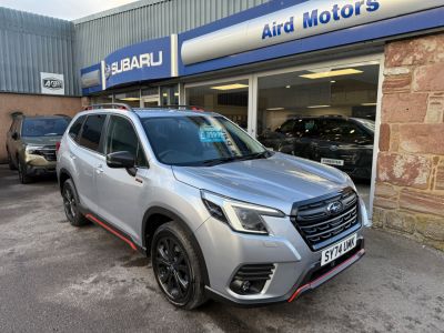 Subaru Forester 2.0i e-Boxer Sport 5dr Lineartronic AWD Estate Hybrid Silver at Subaru Used Vehicle Locator Coleshill