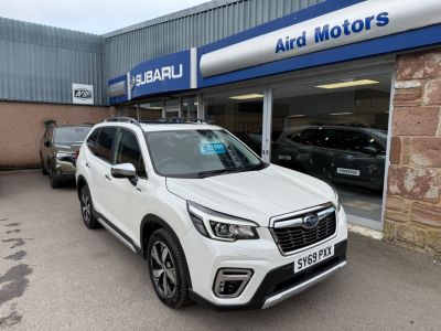 Subaru Forester 2.0i e-Boxer XE Premium 5dr Lineartronic Estate Hybrid White at Subaru Used Vehicle Locator Coleshill