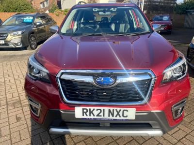 Subaru Forester 2.0i e-Boxer XE Premium 5dr Lineartronic Estate Petrol/Electric Hybrid RED at Subaru Used Vehicle Locator Coleshill