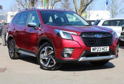 Subaru Forester 2.0i e-Boxer XE Premium 5dr Lineartronic Estate Hybrid Red at Subaru Used Vehicle Locator Coleshill