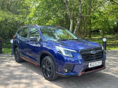 Subaru Forester 2.0i e-Boxer Sport 5dr Lineartronic Estate Petrol / Electric Hybrid Blue at Subaru Used Vehicle Locator Coleshill