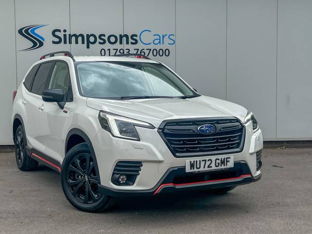 Subaru Forester 2.0i e-Boxer Sport 5dr Lineartronic Estate Petrol/Electric Hybrid WHITE